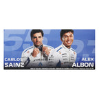 HOT WHEELS PREMIUM F1 Williams Carlos Sainz ir Alexander Albon bolidai (2 vnt.) (JMM98)
