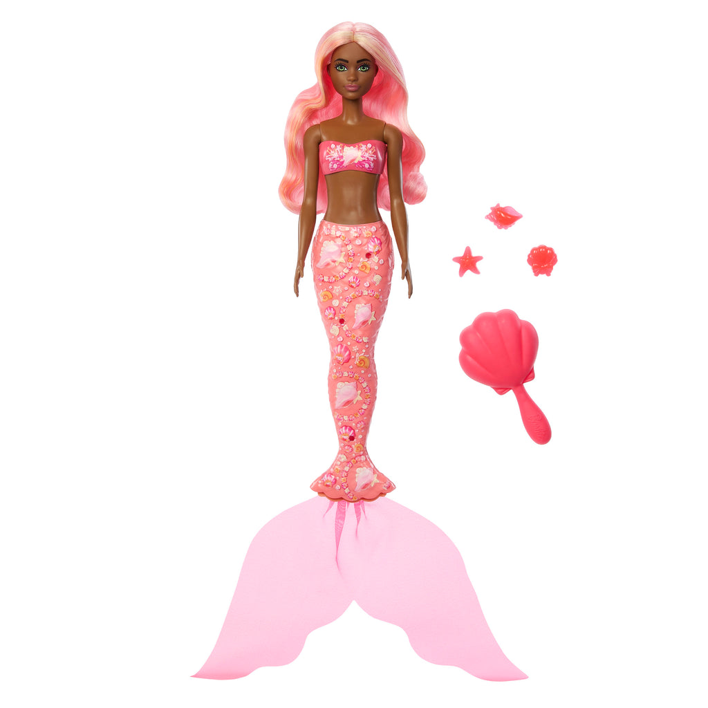 BARBIE COLOR REVEAL undinės siurprizų rinkinys, brangakmenių serija (JMW61)