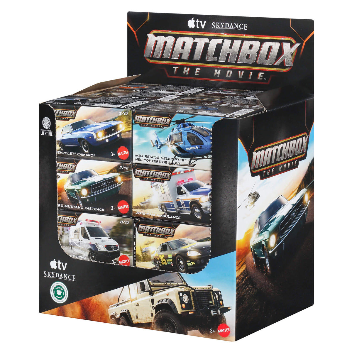 MATCHBOX MOVIE POWER GRAB transporto priemonė (JNC93)