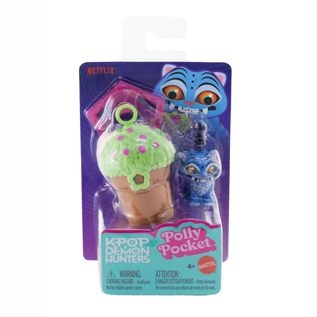 KPOP DEMON HUNTERS kolekcinė mini figūrėlė - pakabukas (Polly Pocket serija) (JRX58)