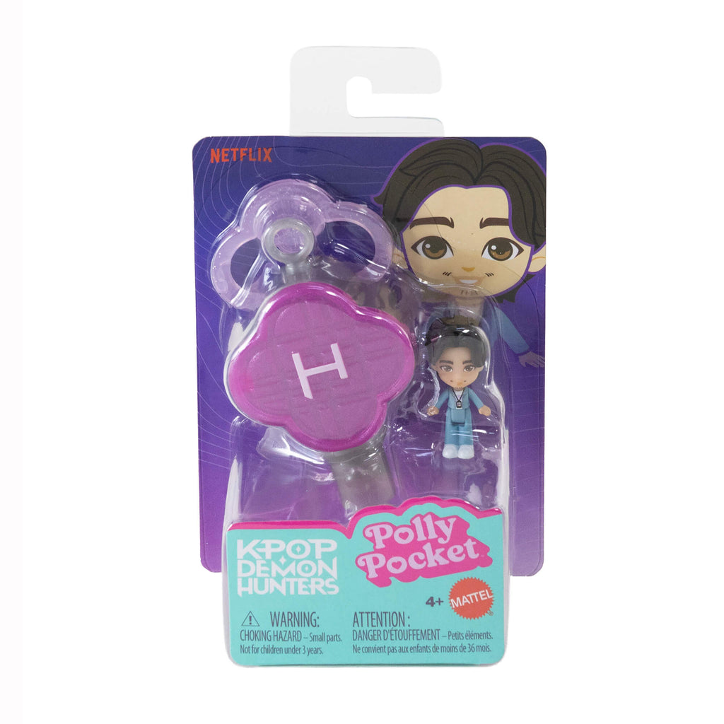 KPOP DEMON HUNTERS kolekcinė mini figūrėlė - pakabukas (Polly Pocket serija) (JRX58)