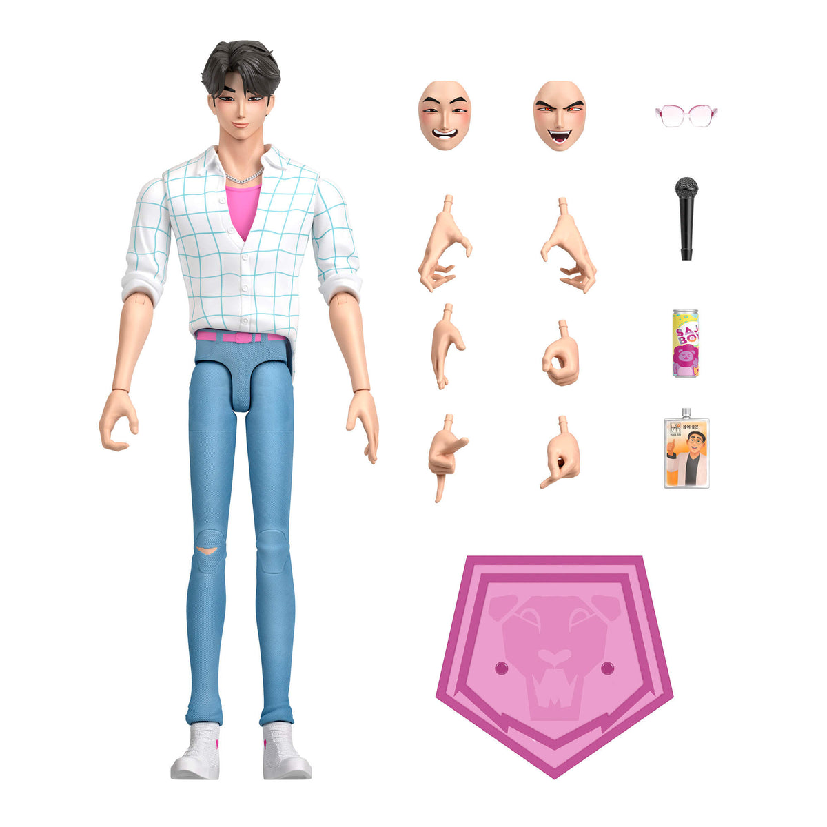 KPOP DEMON HUNTERS kolekcinė veiksmo figūrėlė Jinu (Saja Boys) (JRY33)