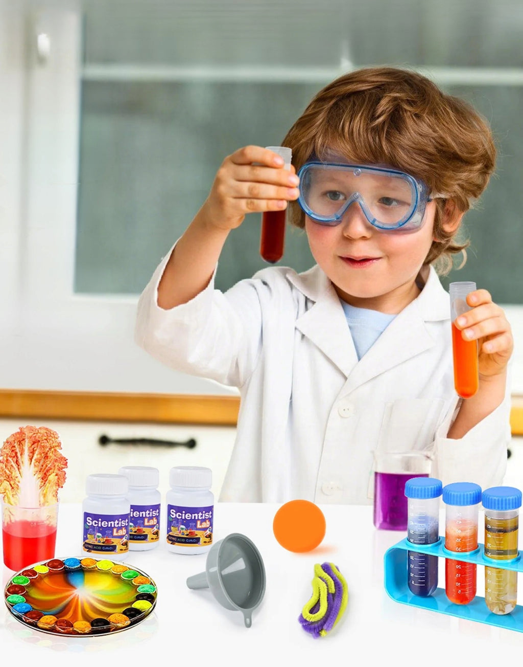 Jaunojo chemiko laboratorija su ugnikalniu, 80 eksperimentų