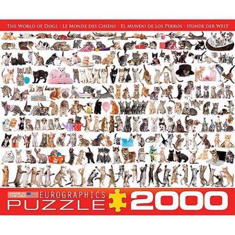 Dėlionė "Kačių pasaulis" 2000 detalių