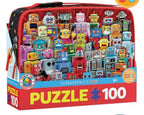 Pietų dėžutė-dėlionė Robotai 100