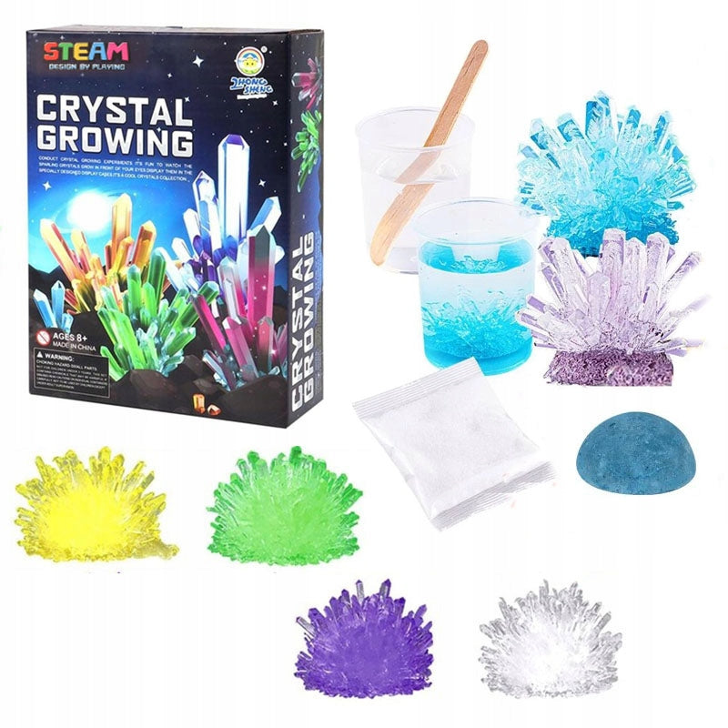 CRYSTAL GROWING jaunojo chemiko kristalų auginimo rinkinys