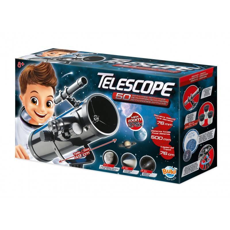 Teleskopas vaikams su 50 veiklų