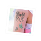 75 tatuiruotės mergaitėms Blizgučiai