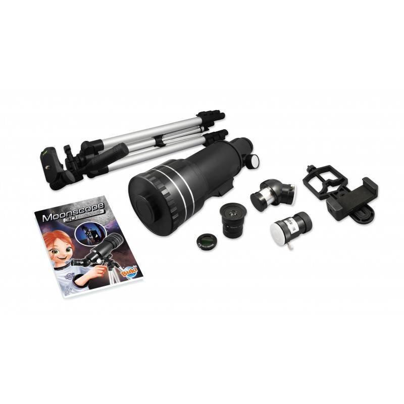 Mėnulio teleskopas su 70 mm skersmens K10 mm okuliaru