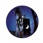 Mėnulio teleskopas su 70 mm skersmens K10 mm okuliaru