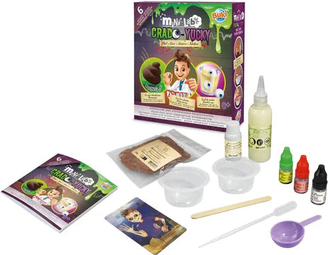 Mini laboratorija vaikams Šlykštukai 6 eksperimentai
