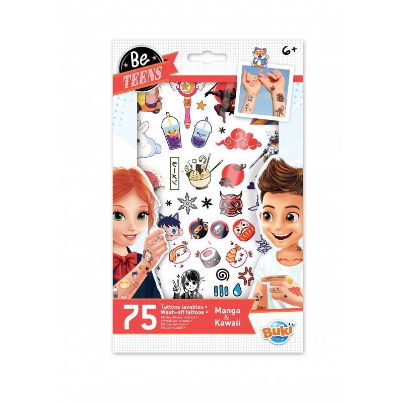 75 tatuiruotės mergaitėms Manga Kawai