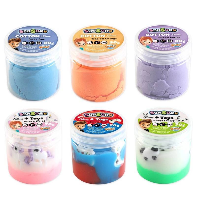 Sensorinis Slime 12 rūšių pasirinkimas