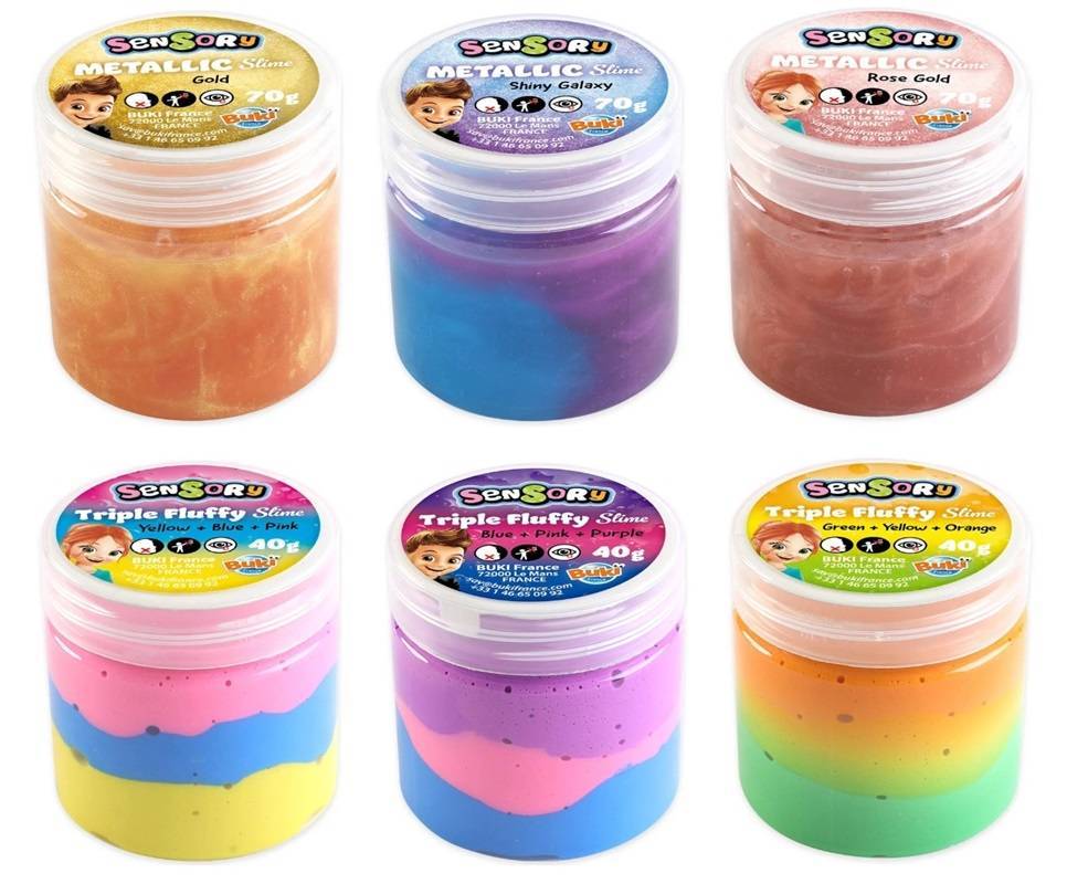 Sensorinis Slime 12 rūšių pasirinkimas