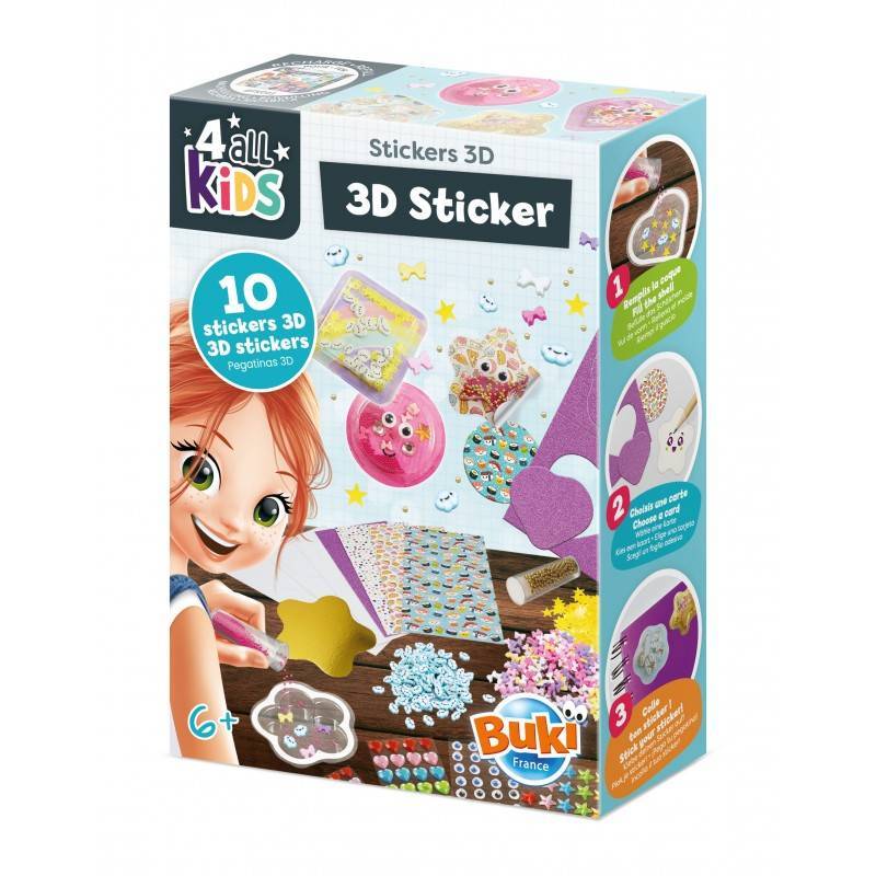 Lipdukų gamybos rinkinys Kawaii 3D