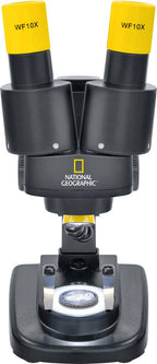 Stereo binokuliarinis mikroskopas 20x su LED apšvietimu