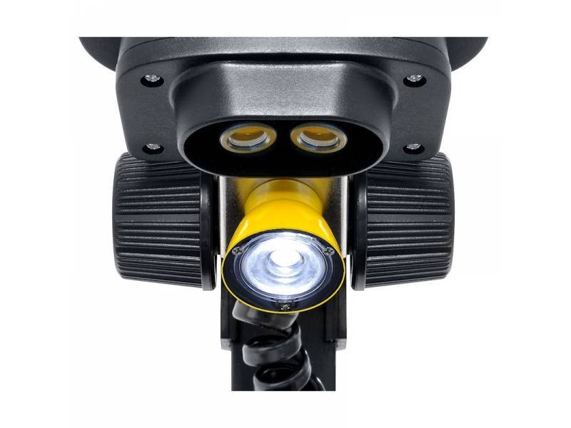 Stereo binokuliarinis mikroskopas 20x su LED apšvietimu