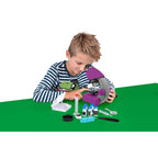 Mikroskopas Junior 40x-640x violetinis