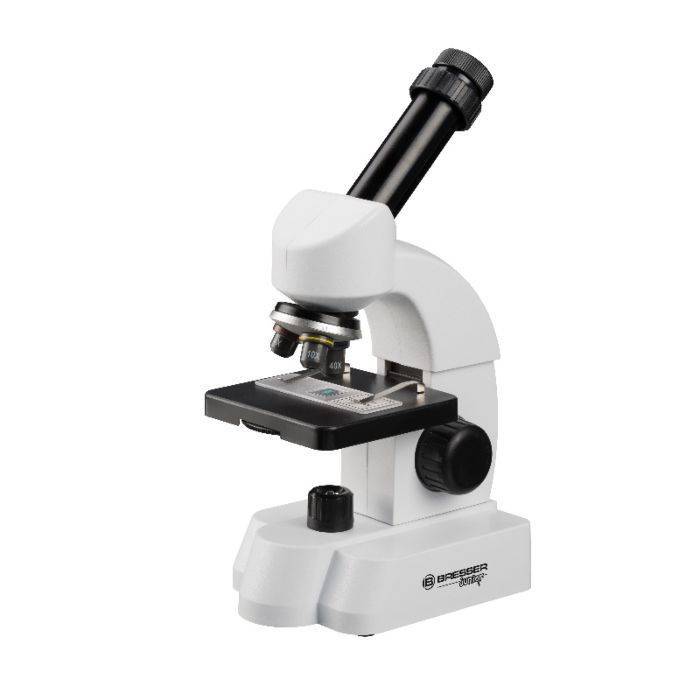 Mikroskopas BRESSER JUNIOR 40X-640X Baltas