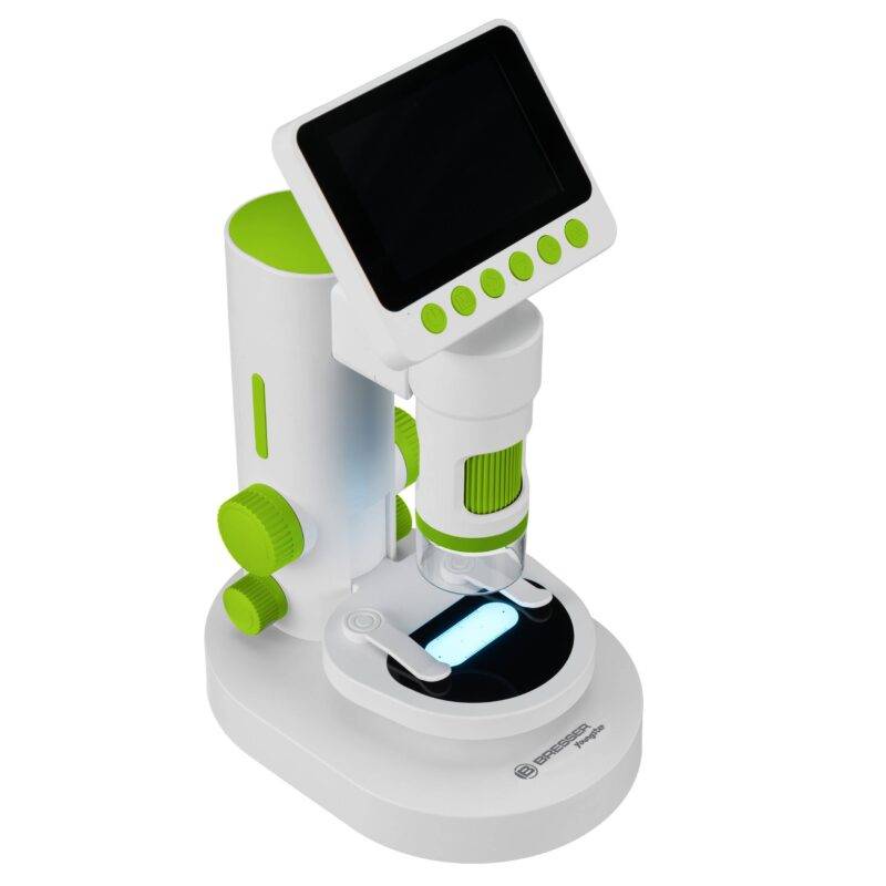 Mikroskopas su LCD Youngster, 4K nuotraukų įrašymas Full HD vaizdo įrašymas, ekrano dydis: 8,9 cm