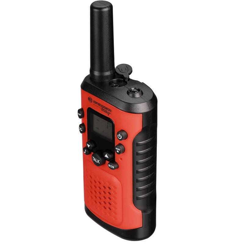 Vaikiškos Radijo Stotelės Bresser Junior (Racijos, Walkie-Talkie) – Raudonos (2 vnt. rinkinys)