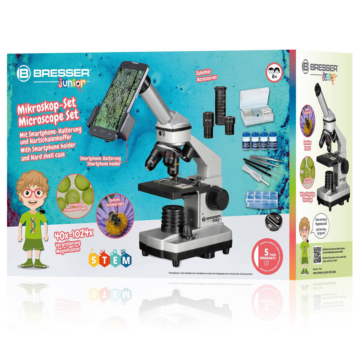 Bresser mikroskopas BIOLUX 40-1024X