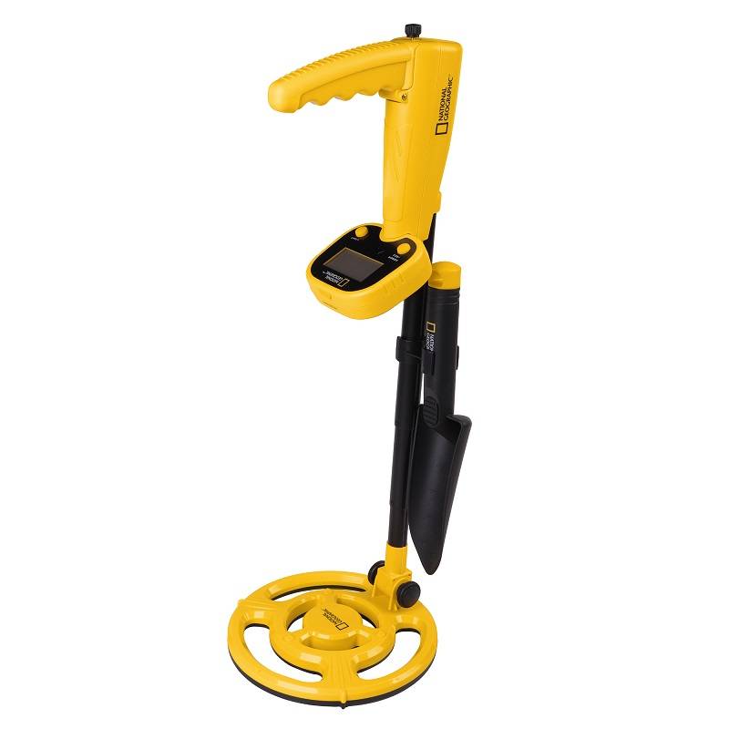 Vaikiškas Metalo Detektorius National Geographic su kastuvu. LCD ekranas 6.6 cm