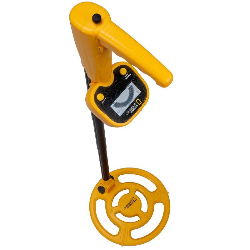Vaikiškas Metalo Detektorius National Geographic su kastuvu. LCD ekranas 6.6 cm