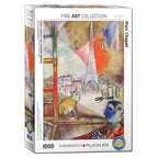Dėlionė Paryžius pro langą Marc Chagall 1000d.