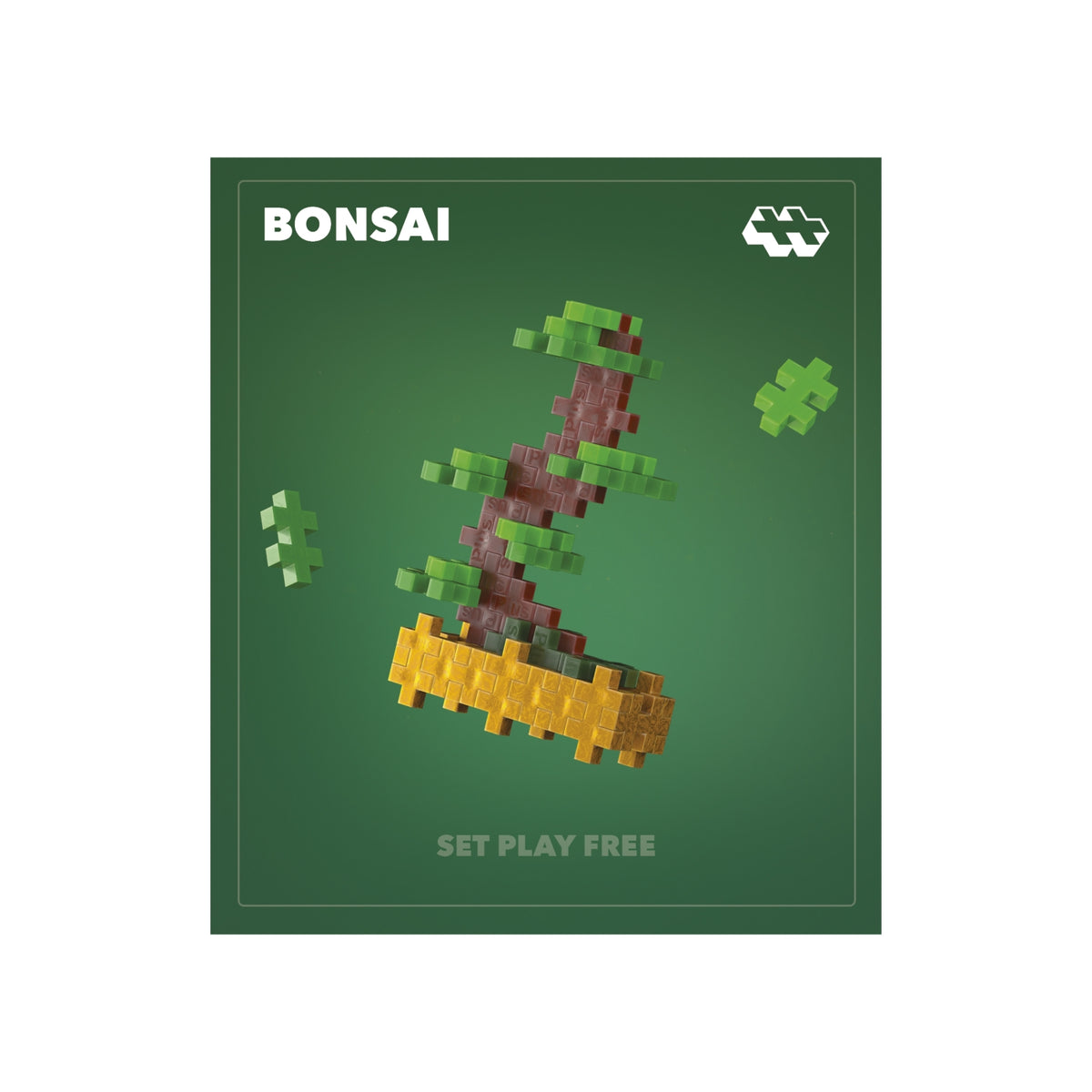 Plus Plus konstruktorius AUGALAI - žaliasis bonsas
