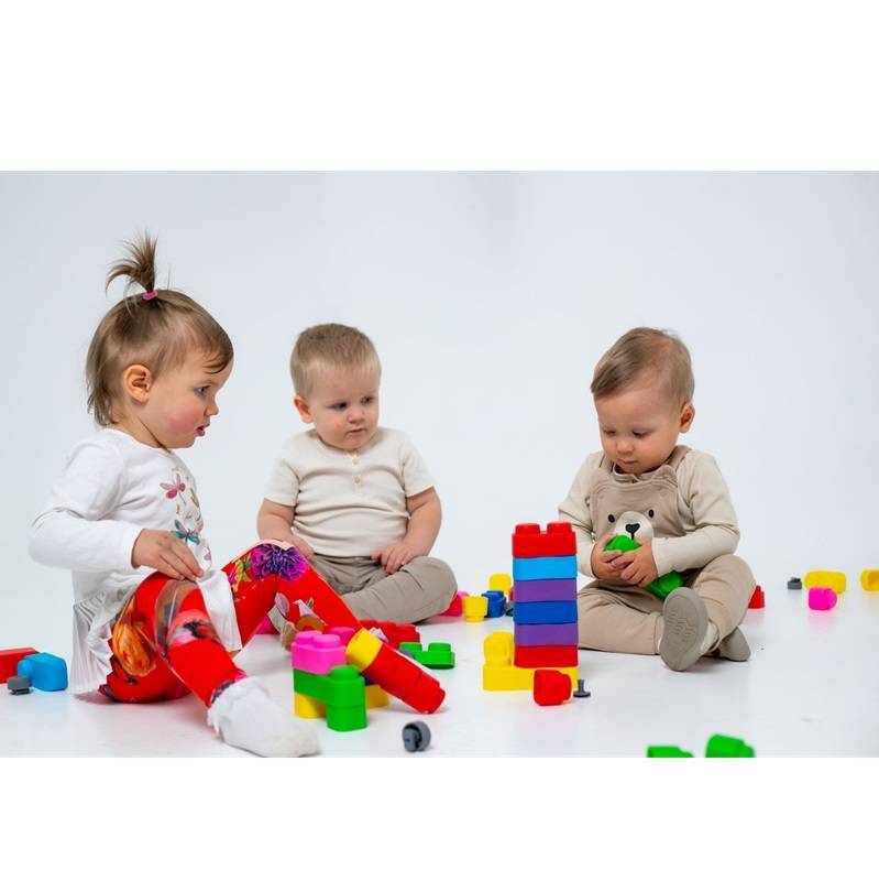 Minkštų blokelių-kaladėlių rinkinys 10