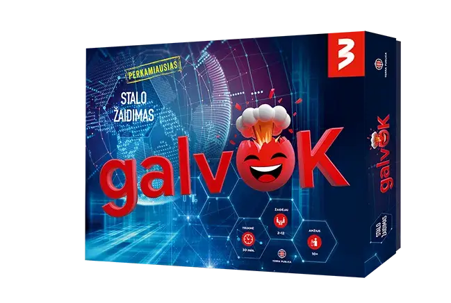 Stalo žaidimas „GalvOK“
