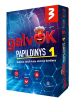 Stalo žaidimas „GalvOK papildinys Nr. 1“ (galima žaisti atskirai)