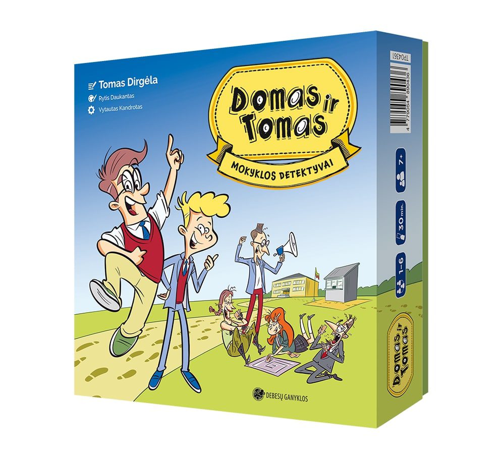 Stalo žaidimas „Domas ir Tomas. Mokyklos detektyvai“