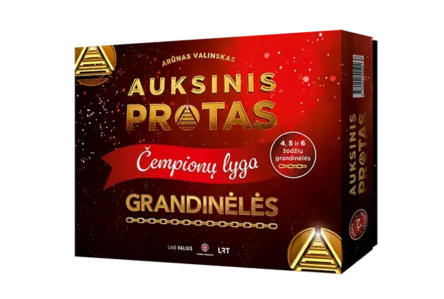 Stalo žaidimas „Auksinis protas. Grandinėlės. Čempionų lyga“