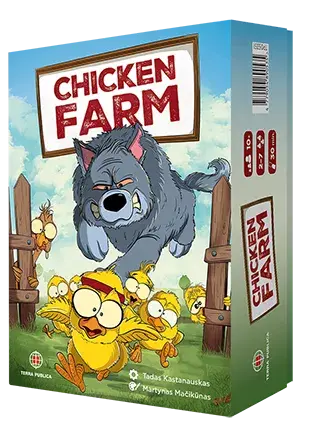 Stalo žaidimas „Chicken farm“