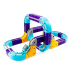 click4TOYS MAGNETIC TRACK magnetinis takas su elektriniu traukinuku, 87 detalės