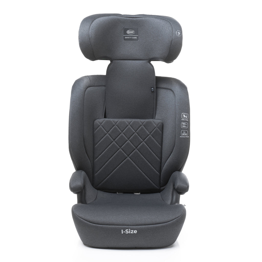 4Baby autokėdutė NERO 100-150CM tamsiai pilka I-SIZE