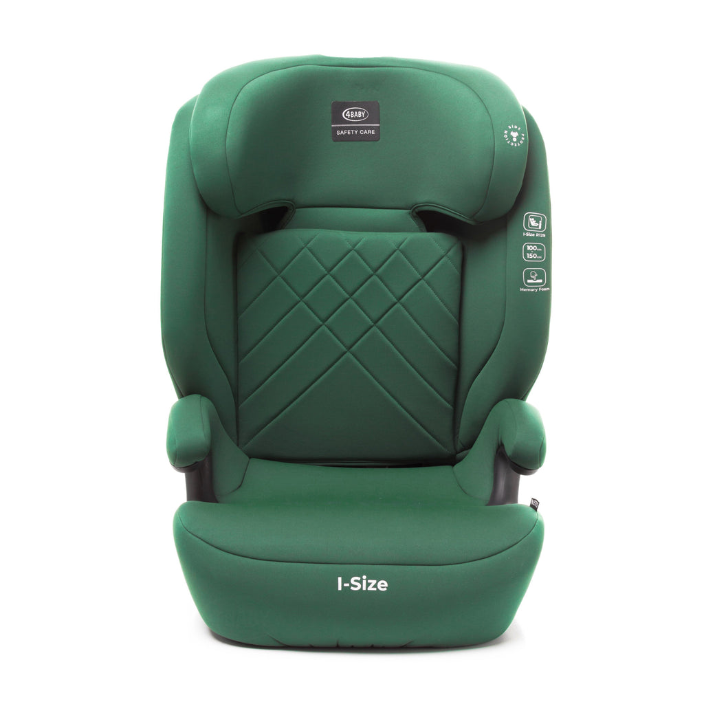 4Baby autokėdutė NERO 100-150CM tamsiai žalia I-SIZE