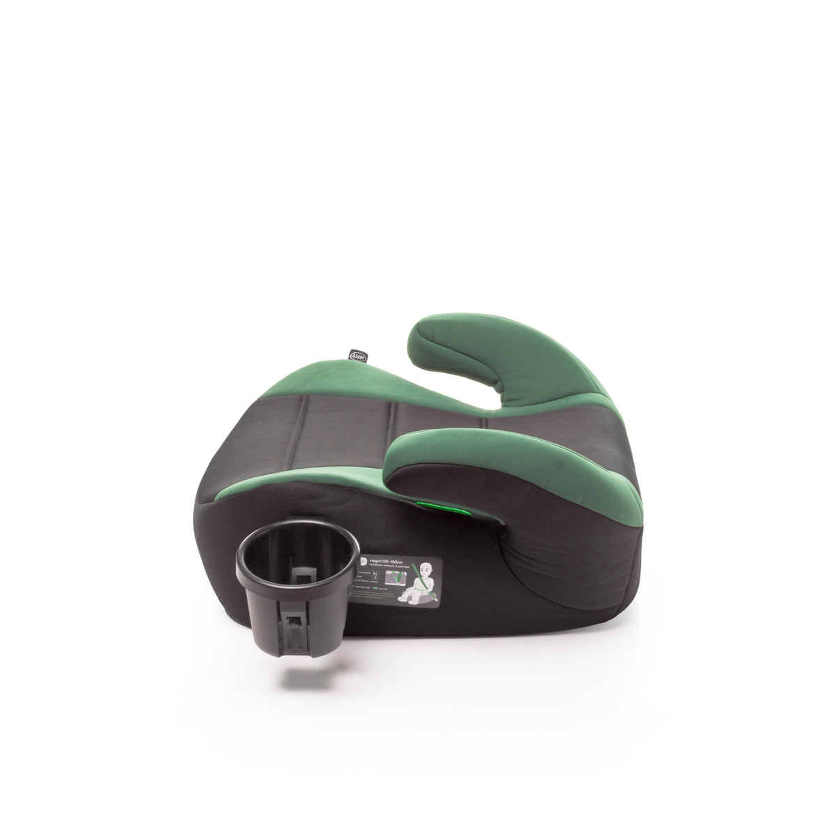 4Baby autokėdutė puodelio laikiklis BOOST 125-150CM žalia I-SIZE