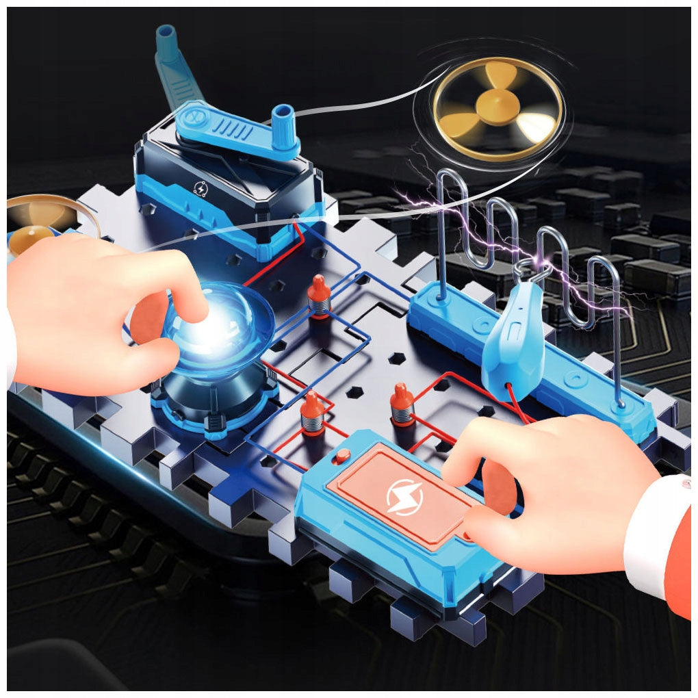 click4TOYS SCIENCE ELECTRONICS elektronikos rinkinys su vėjo malūnėliu