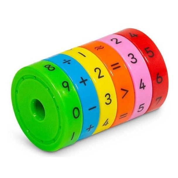 6 Magnetiniai matematikos žiedai