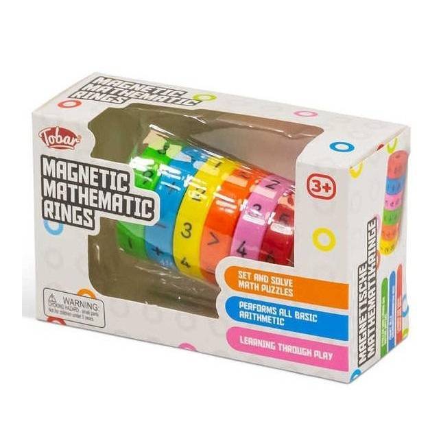 6 Magnetiniai matematikos žiedai