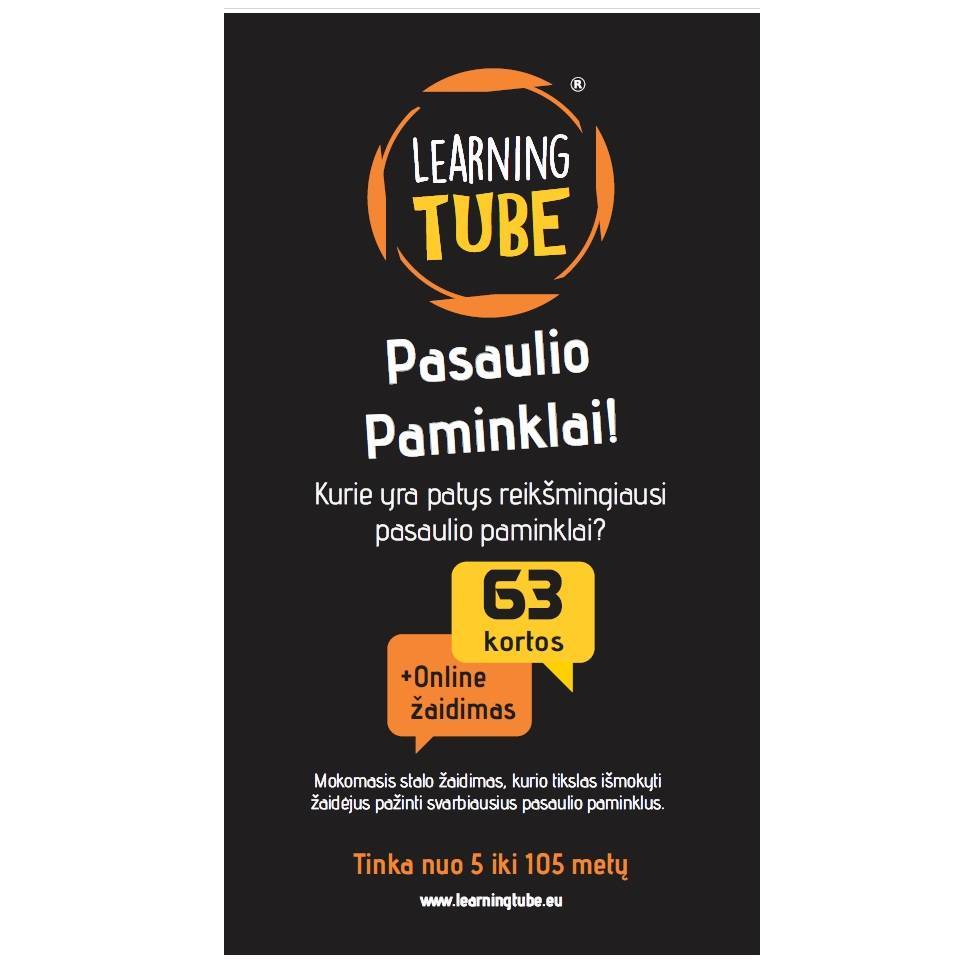 2 mokomieji žaidimai: Pasaulio vėliavos + Pasaulio paminklai. Lietuvių kalba