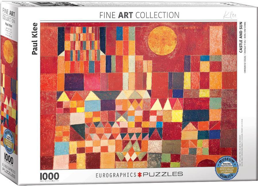 Dėlionė "Pilis ir saulė" Paul Klee 1000d.