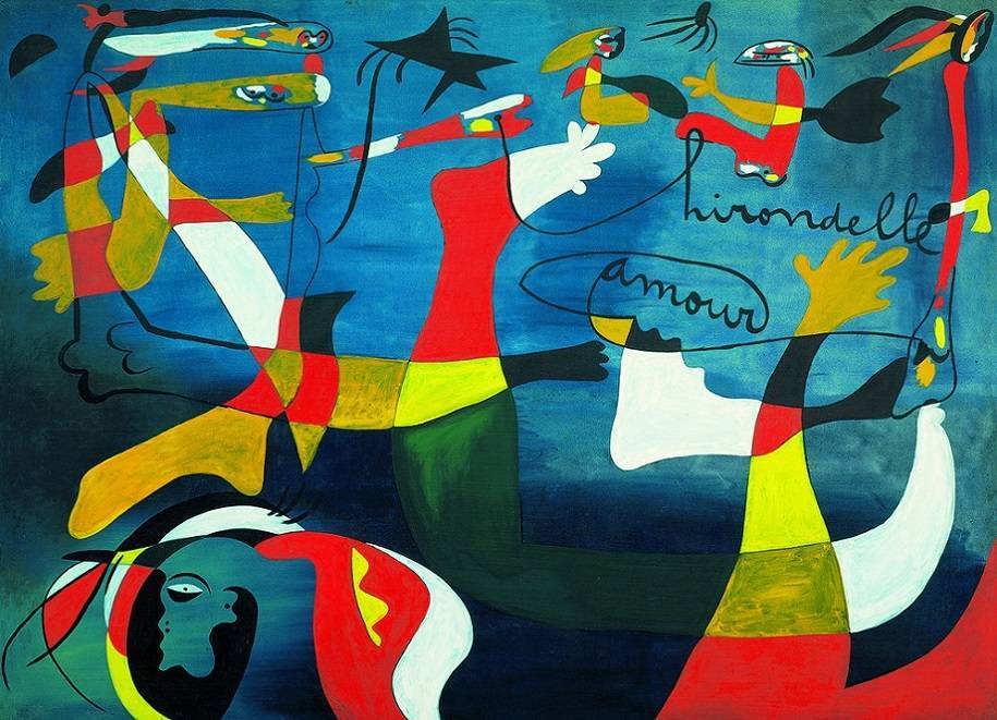 Dėlionė Nuryti, meilė Joan Miro 1000d.