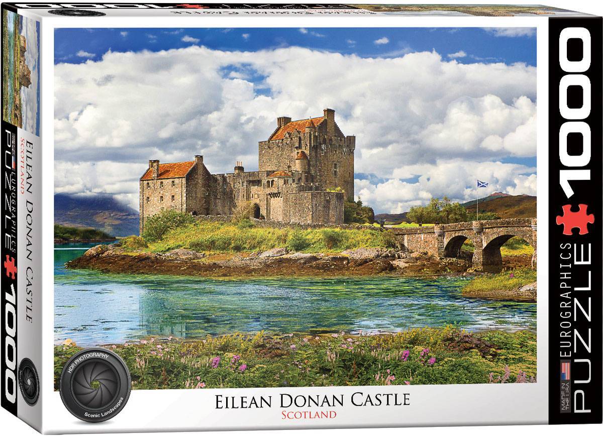 Dėlionė Eilean Donan pilis - Škotija 1000d.