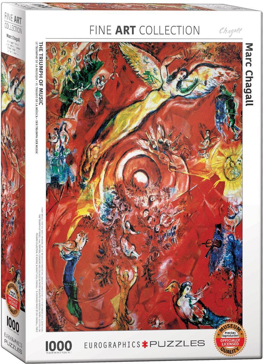 Dėlionė Muzikos triumfas Marc Chagall 1000d.