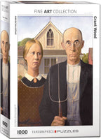 Dėlionė Amerikietiška gotika Grant Wood 1000 detalių