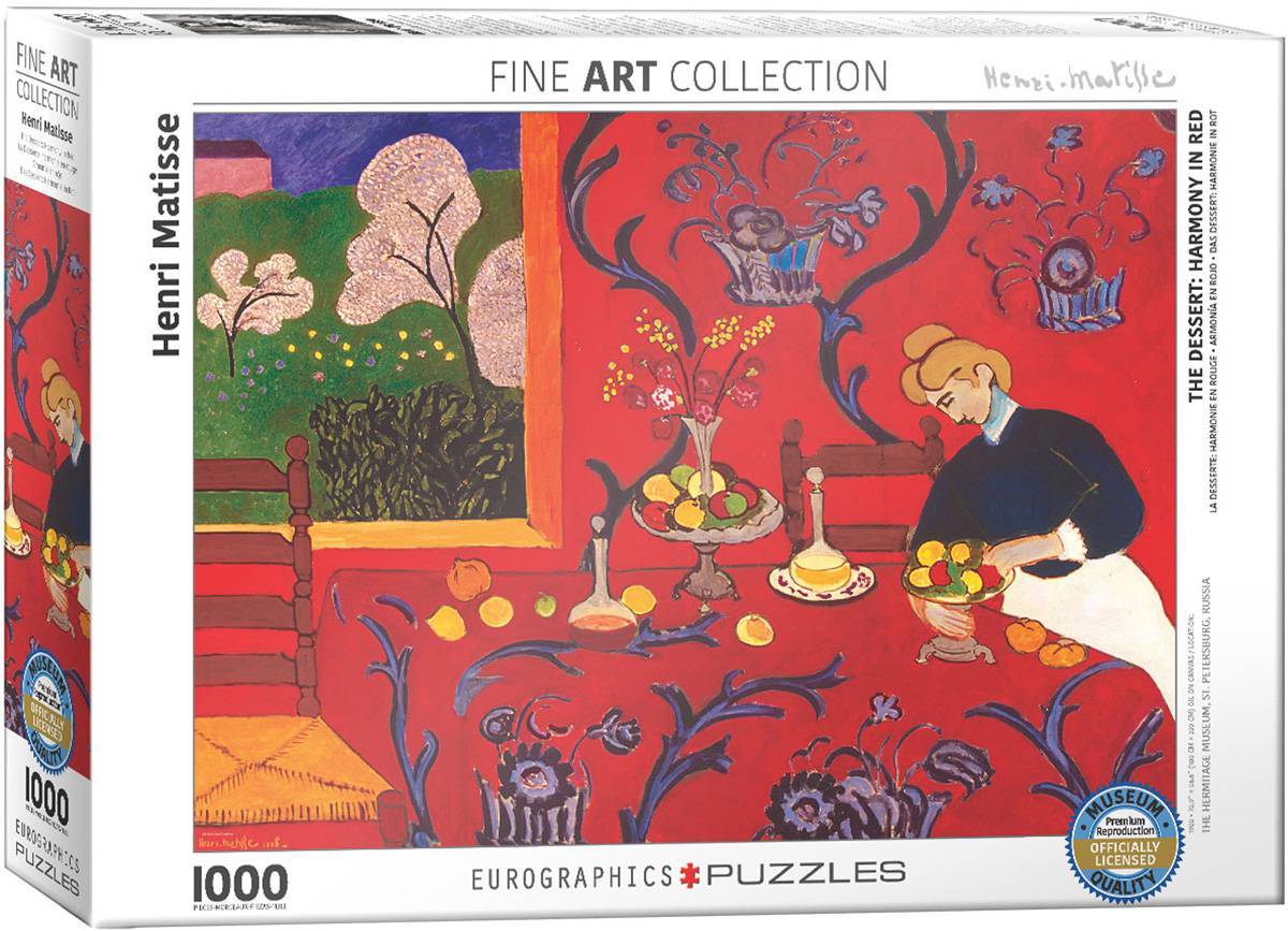Dėlionė The Dessert - Harmony in Red. Henri Matisse 1000